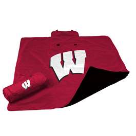 University of Wisconsin Badgers All Weather Blanket 60 X 50 inches