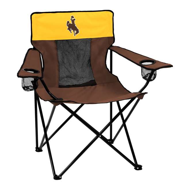 Wyoming Cowboys Elite Folding Chiar with Carry Bag