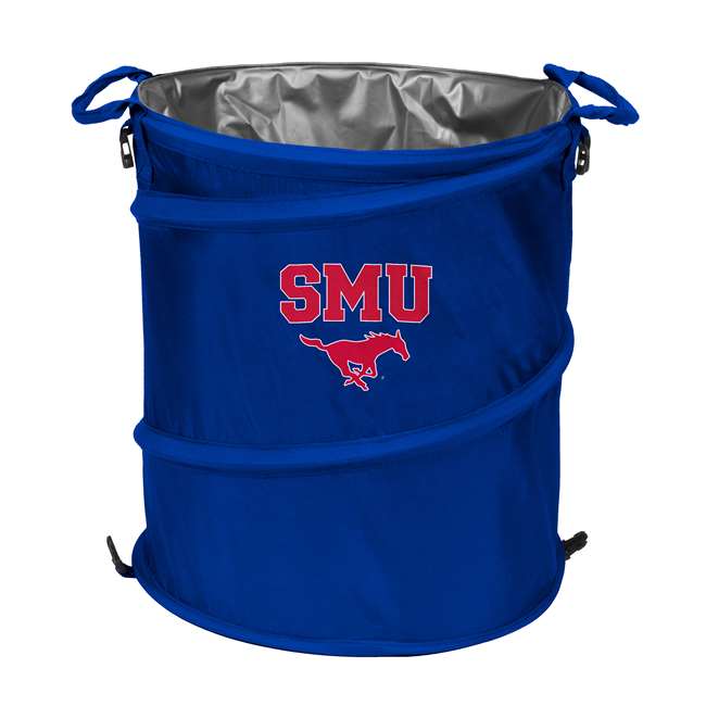 SMU Southern Methodist University Mustangs  3 in 1 Cooler, Trash Can, Hamper