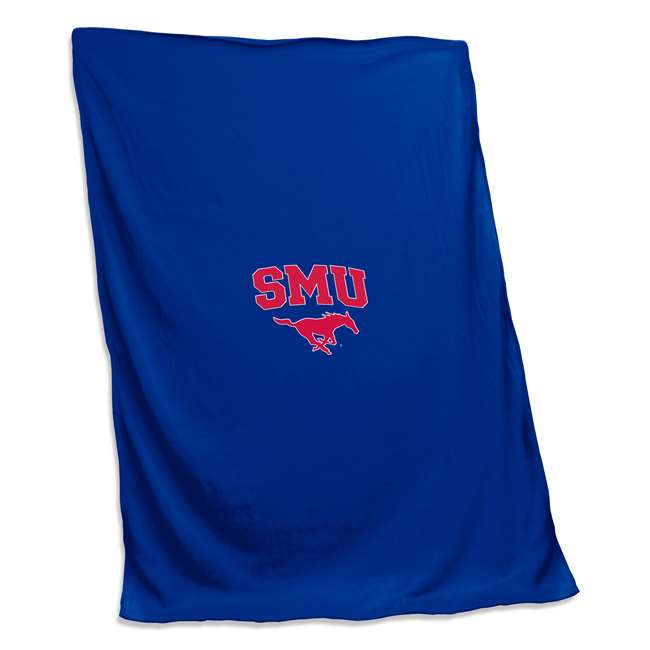 SMU Southern Methodist University Mustangs Sweatshirt Blanket 84 x 153