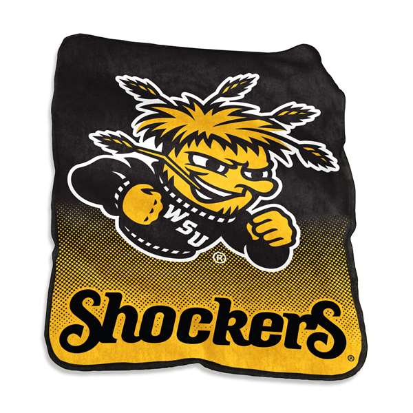 Wichita State University Shockers Raschel Throw Blanket