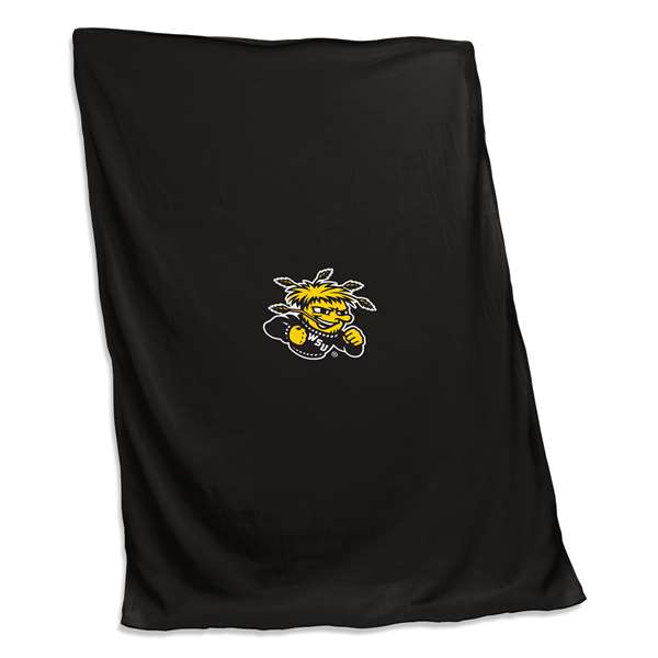 Wichita State University Shockers Sweatshirt Blanket 84 X 54 inches