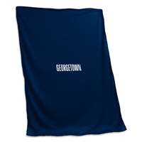 Georgetown University Hoyas Sweatshirt Blanket Screened Print