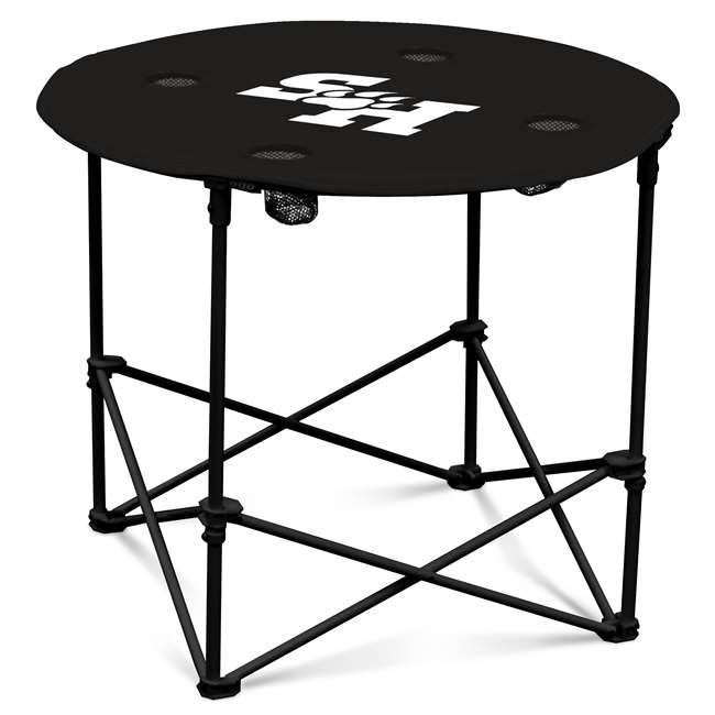 Sam Houston State University Round Folding Table with Carry Bag