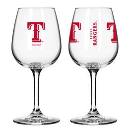 Texas Rangers 12oz Gameday Stemmed Wine Glass