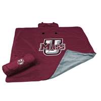 NCAA Massachusetts All Weather Blanket, One Size, Multicolor