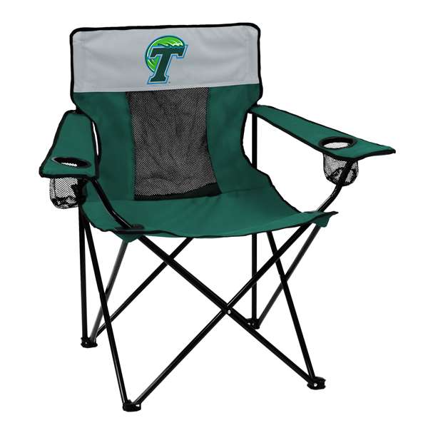 Tulane Greenwave Elite Folding Chair with Carry Bag