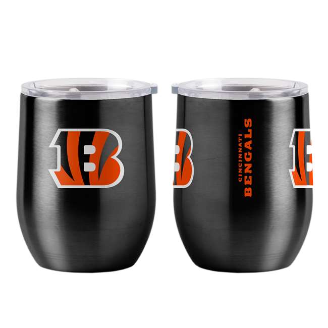 Cincinnati Bengals 16oz Gameday Stainless Curved Beverage