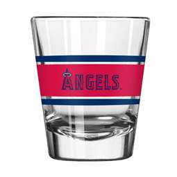Los Angeles Angels 2oz Stripe Shot Glass (2 Pack)