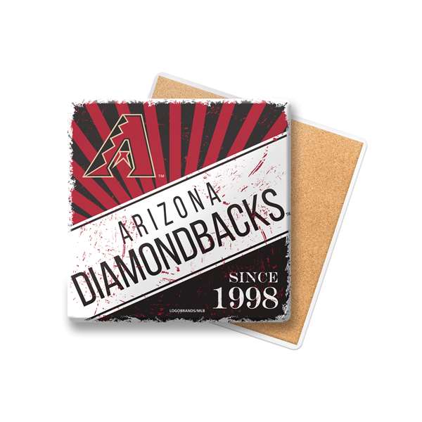 Arizona Diamondbacks Burst Ceramic Coaster (6 Pack)