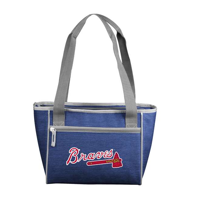 Atlanta Braves Crosshatch 16 Can Cooler Tote