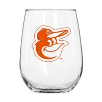 Baltimore Orioles 16oz Gameday Curved Beverage Glass