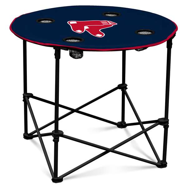 Boston Red Sox Round Folding Table