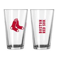 Boston Red Sox 16oz Gameday Pint Glass (2 Pack)