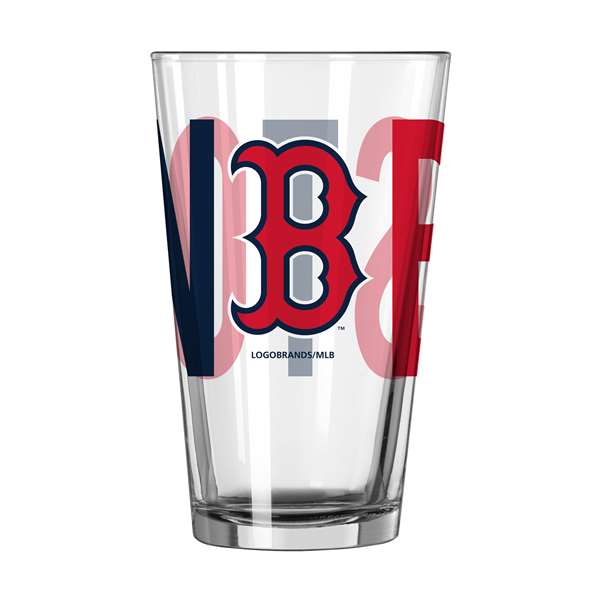 Boston Red Sox 16oz Overtime Pint Glass