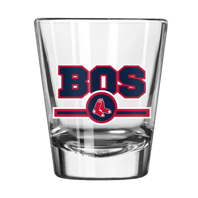 Boston Red Sox 2oz Lettermand Shot Glass (2 Pack)