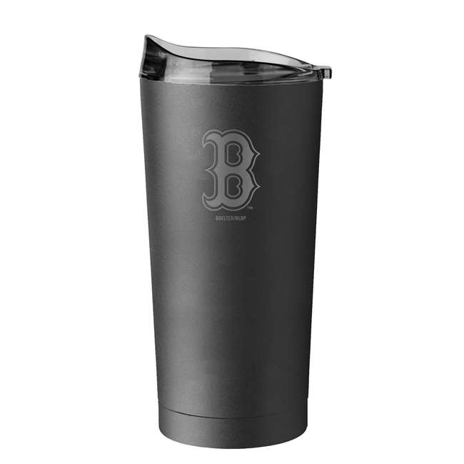 Boston Red Sox 20oz Etch Black Powder Coat Stainless Tumbler