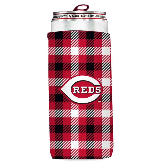 Cincinnati Reds 12oz Slim Can Coozie (6 Pack)