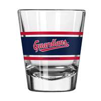 Cleveland Indians 2oz Stripe Shot Glass (2 Pack)