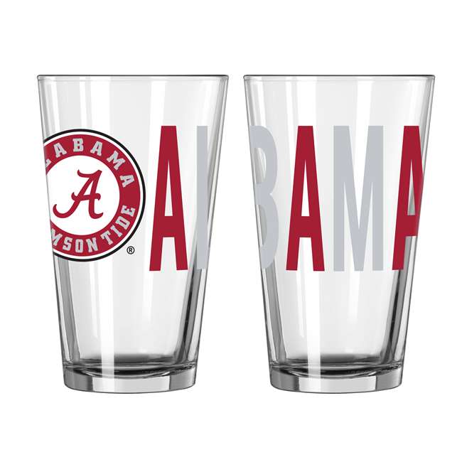 University of Alabama Crimson Tide 16oz Overtime Pint Glass