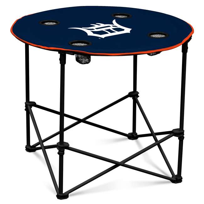 Detroit Tigers Round Folding Table