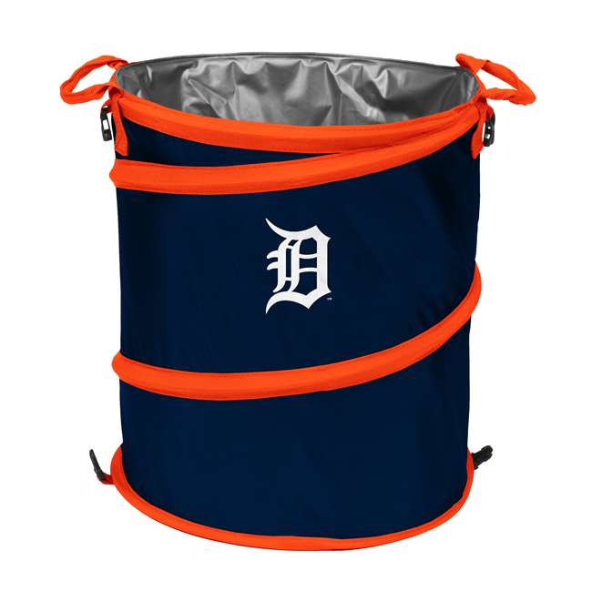 Detroit Tigers 3-in-1 Collapsible Trash Can - Cooler - Hamper