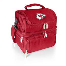 Kansas City Chiefs Two Tiered Insulated Lunch Cooler  