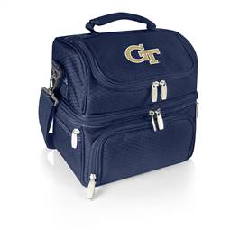 Georgia Tech Yellow Jackets Two Tiered Insulated Lunch Cooler  