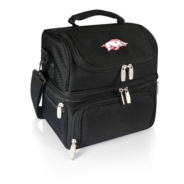 Arkansas Sports Razorbacks Two Tiered Insulated Lunch Cooler