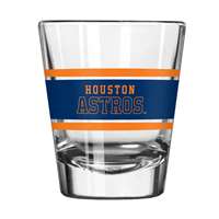 Houston Astros 2oz Stripe Shot Glass (2 Pack)