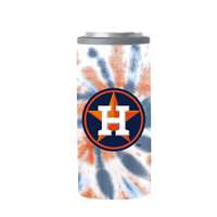 Houston Astros 12oz Tie Dye Slim Can Coolie