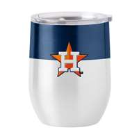 Houston Astros16oz Colorblock Stainless Curved Beverage Tumbler