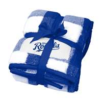 Kansas City Royals Buffalo Check Frosty Fleece Blanket  2