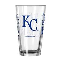 Kansas City Royals 16oz Scatter Pint Glass (2 Pack)