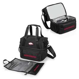 Arkansas Razorbacks - Tarana Lunch Bag Cooler with Utensils, (Carbon Black)  