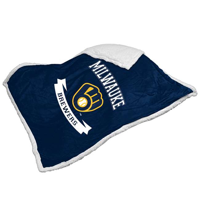 Milwaukee Brewers Printed Sherpa Blanket