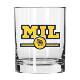 Milwaukee Brewers 14oz Letterman Rock Glass (2 Pack)