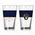 Milwaukee Brewers 16oz Colorblock Pint Glass (2 Pack)