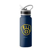 Milwaukee Brewers 25oz Logo SingleWall FlipTop Bottle