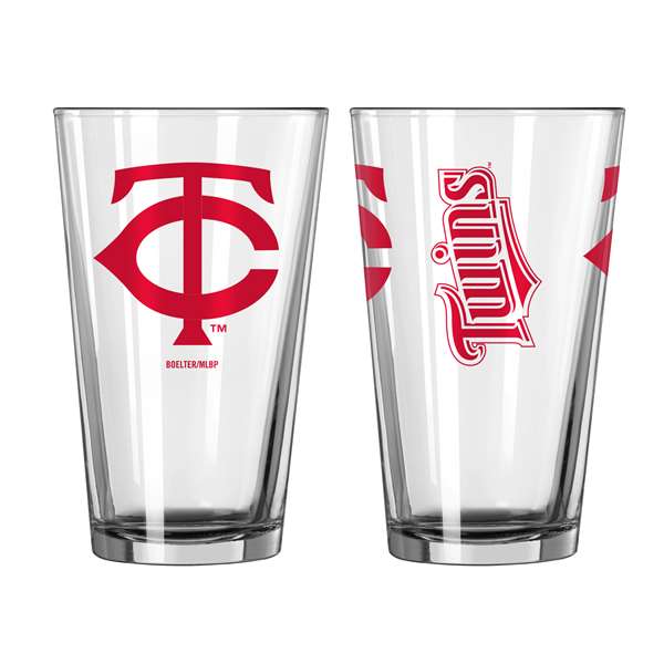 Minnesota Twins 16oz Gameday Pint Glass (2 Pack)