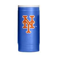 New York Mets Flipside Powder Coat Slim Can Coolie