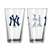 New York Yankees 16oz Gameday Pint Glass (2 Pack)