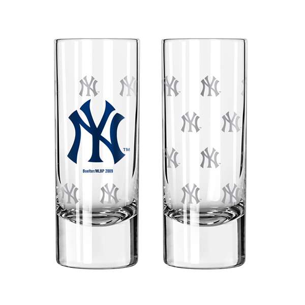 New York Yankees 2.5oz Shooter Glass (2 Pack)