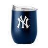 New York Yankees 16oz Swagger White Powder Coat Stainless Curved Beverage Tumbler