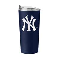 New York Yankees 20oz Etch Blue Powder Coat Tumbler