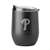 Philadelphia Phillies 16oz Etch Black Powder Coat Curved Beverage