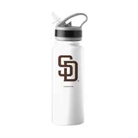 San Diego Padres Logo 25oz Stainless Single Wall Flip Top Bottle