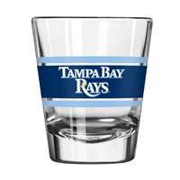 Tampa Bay Rays 2oz Stripe Shot Glass (2 Pack)