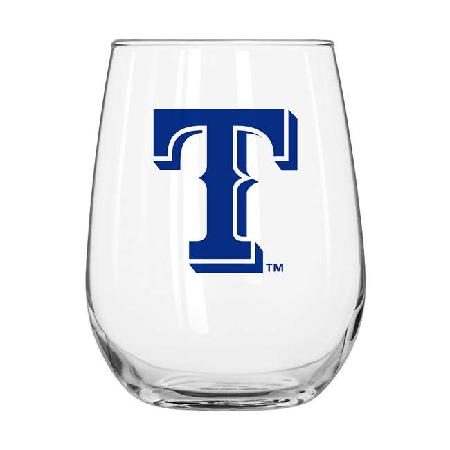 Texas Rangers 16oz Gameday Curved Beverage Glass