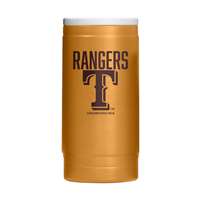 Texas Rangers Huddle Powder Coat Slim Can Coolie